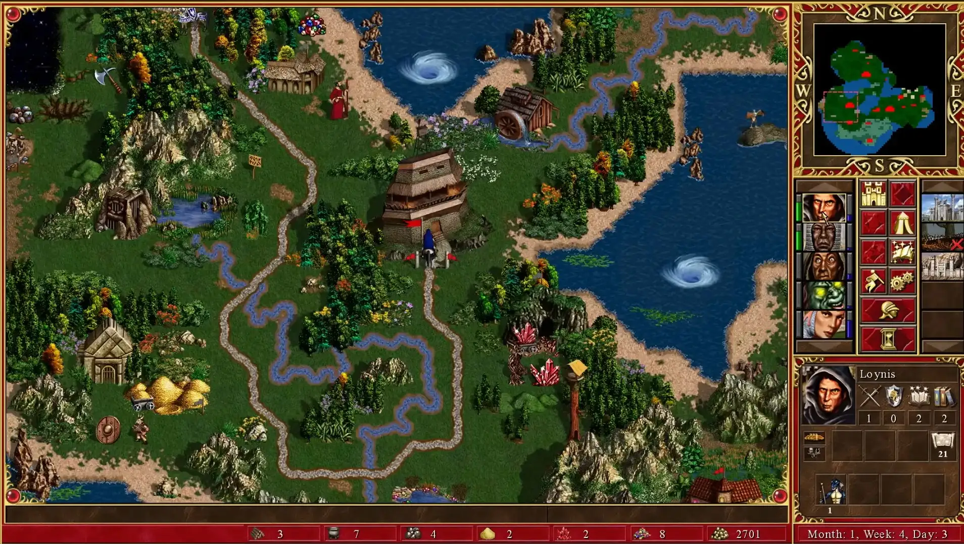 Heroes 3 gameplay