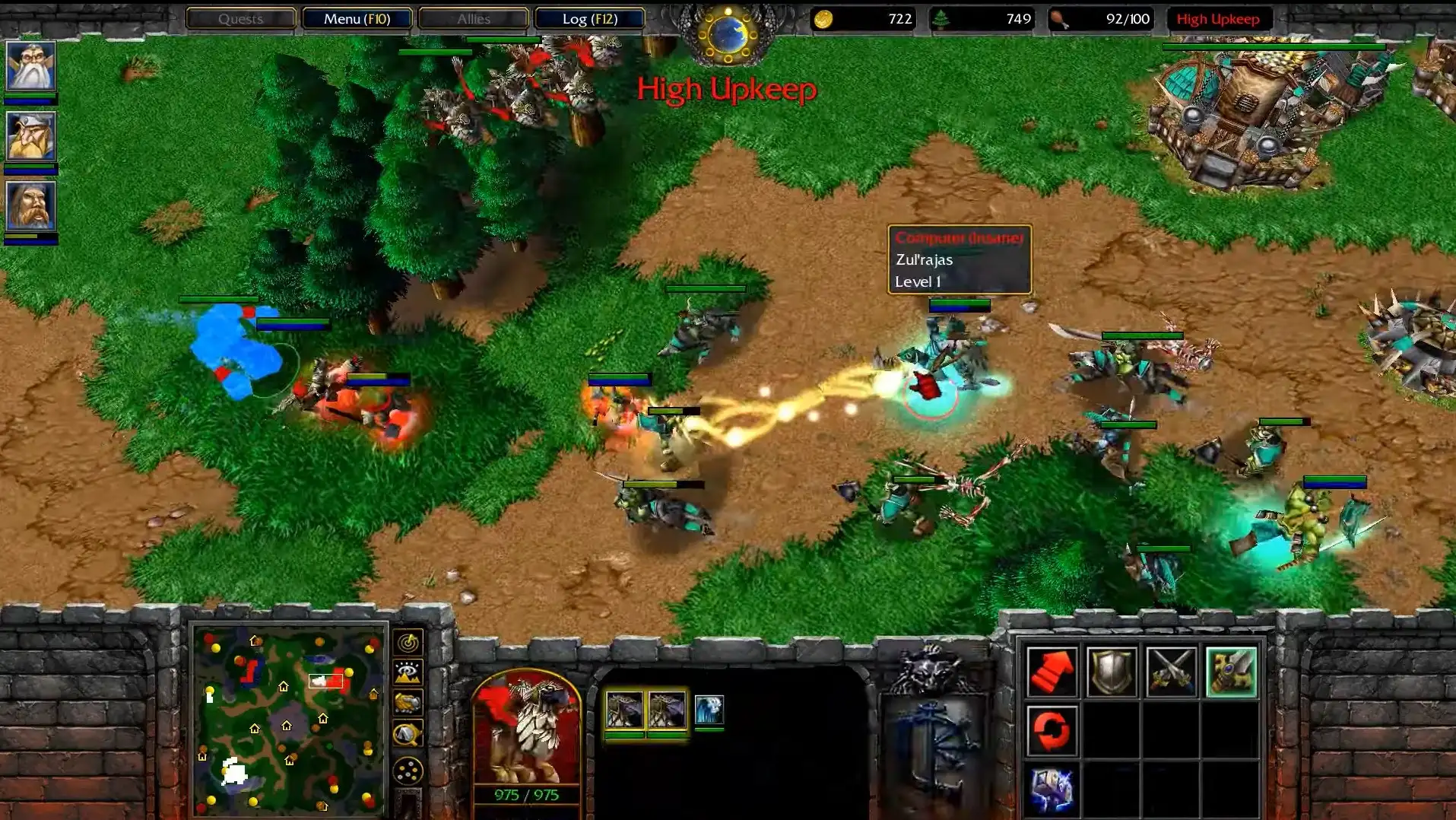 Warcraft III: The Frozen Throne gameplay