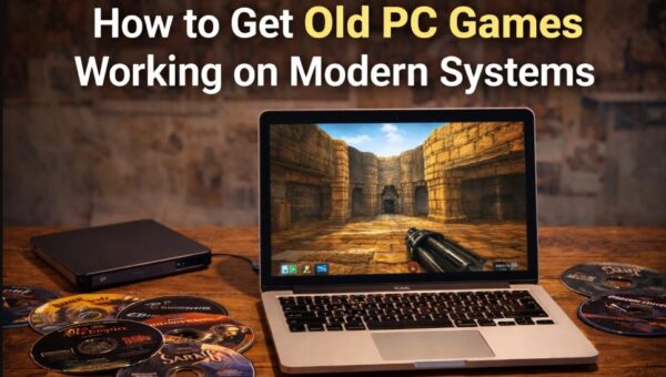 Old PC game running