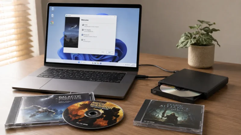 Old discs of PC games running on Win11