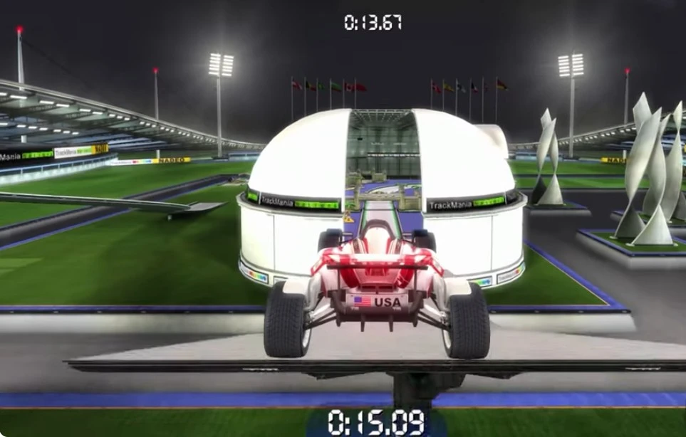 TrackMania Nations Forever Gameplay